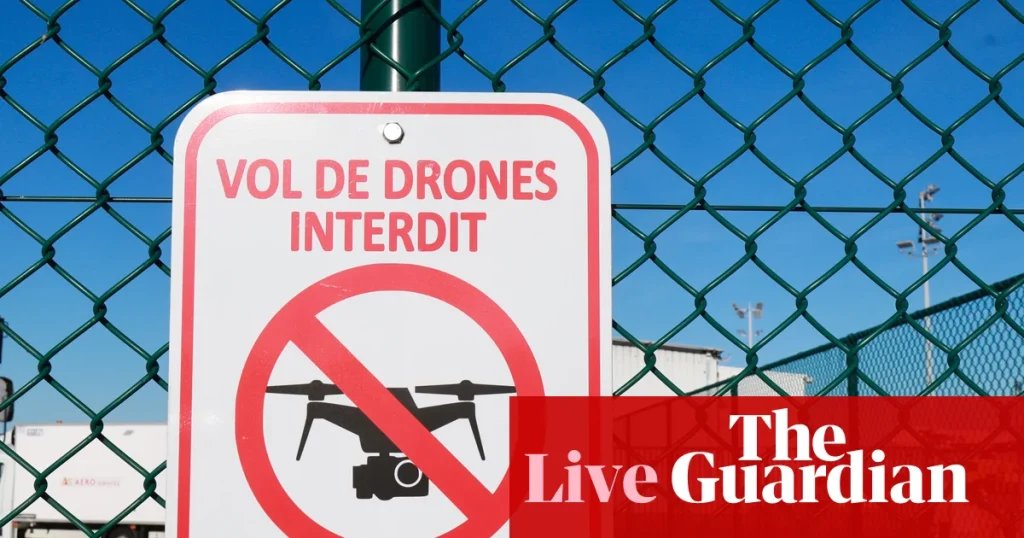 Belgian drone sightings could be linked to talks on using frozen Russian assets, says German minister – Europe live | World news