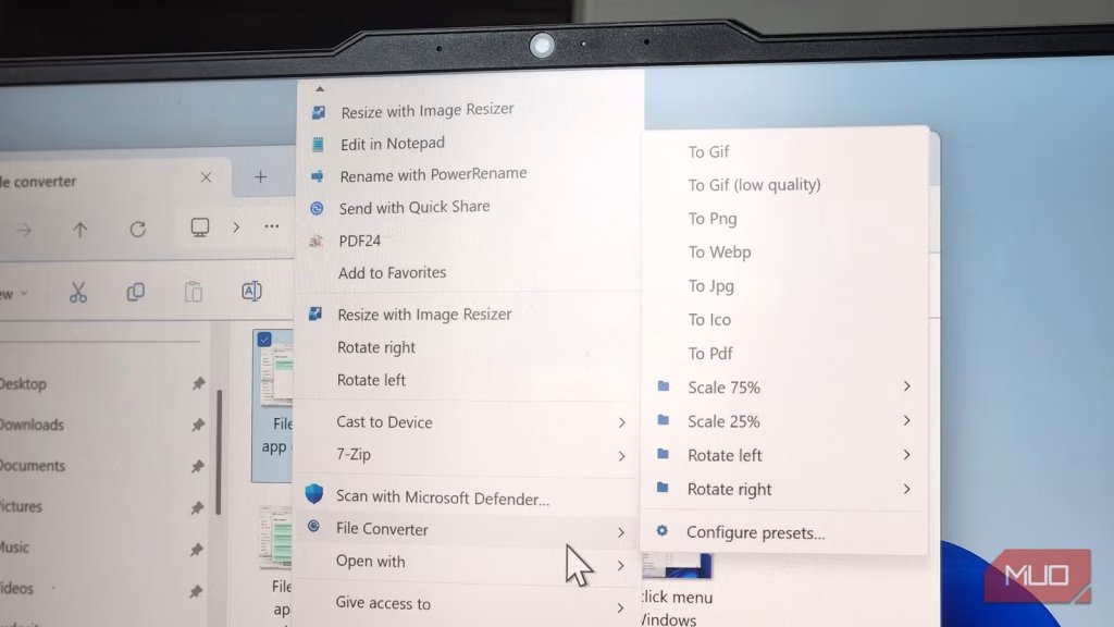 I added a convert button to Windows 11's context menu and my life is so much better now