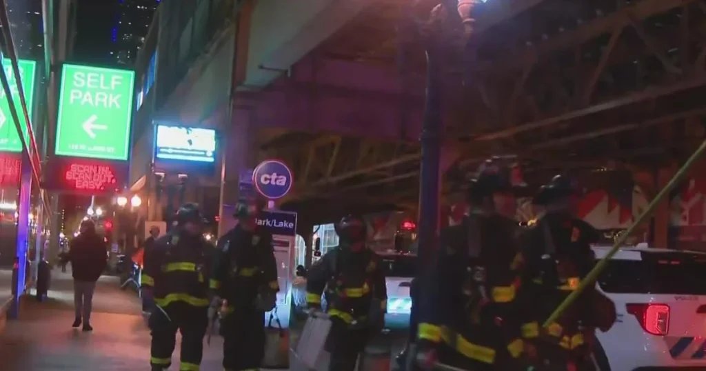 Person in custody after woman set on fire on CTA Blue Line train in Chicago's Loop