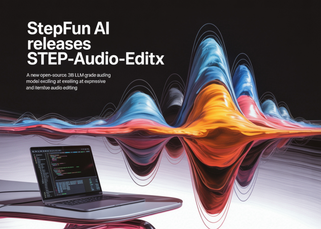 StepFun AI Releases Step-Audio-EditX: A New Open-Source 3B LLM-Grade Audio Editing Model Excelling at Expressive and Iterative Audio Editing StepFun AI Releases Step-Audio-EditX: A New Open-Source 3B LLM-Grade Audio Editing Model Excelling at Expressive and Iterative Audio Editing