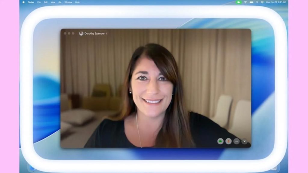 The next macOS update can turn your screen into a ring light
