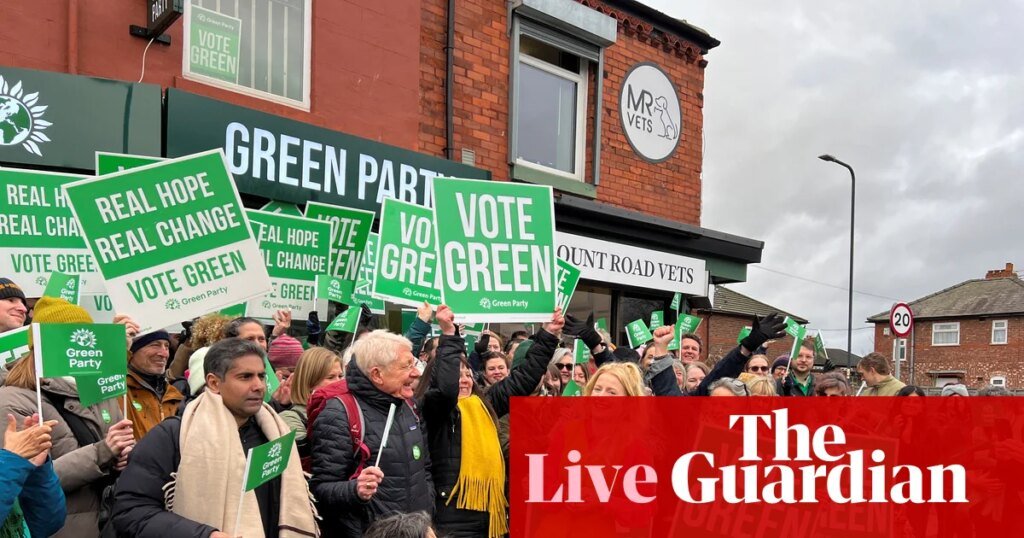 Gorton and Denton byelection campaign hits final day with new poll saying it is too close to call who will win – UK politics live | Politics Gorton and Denton byelection campaign hits final day with new poll saying it is too close to call who will win – UK politics live | Politics