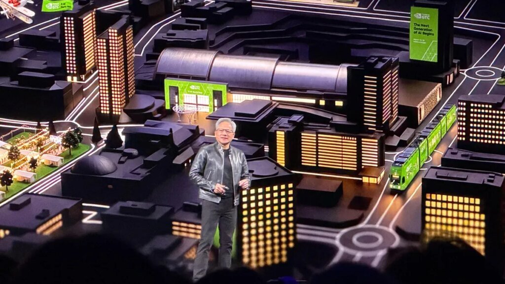 Jensen Huang opens the Nvidia GTC keynote