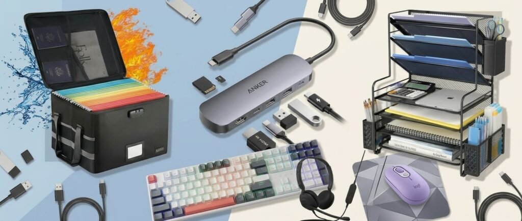 50 house workplace finds beneath $50 in Amazon’s Huge Spring Sale A selection of home office essentials popping off the screen