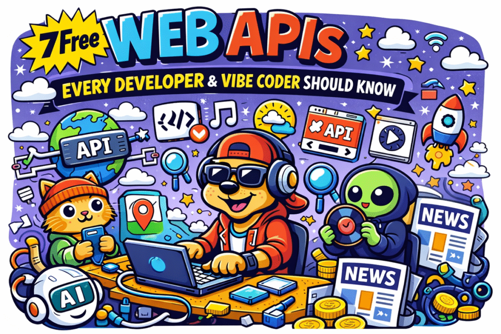 7 Free Internet APIs Each Developer and Vibe Coder Ought to Know 7 Free Web APIs Every Developer and Vibe Coder Should Know