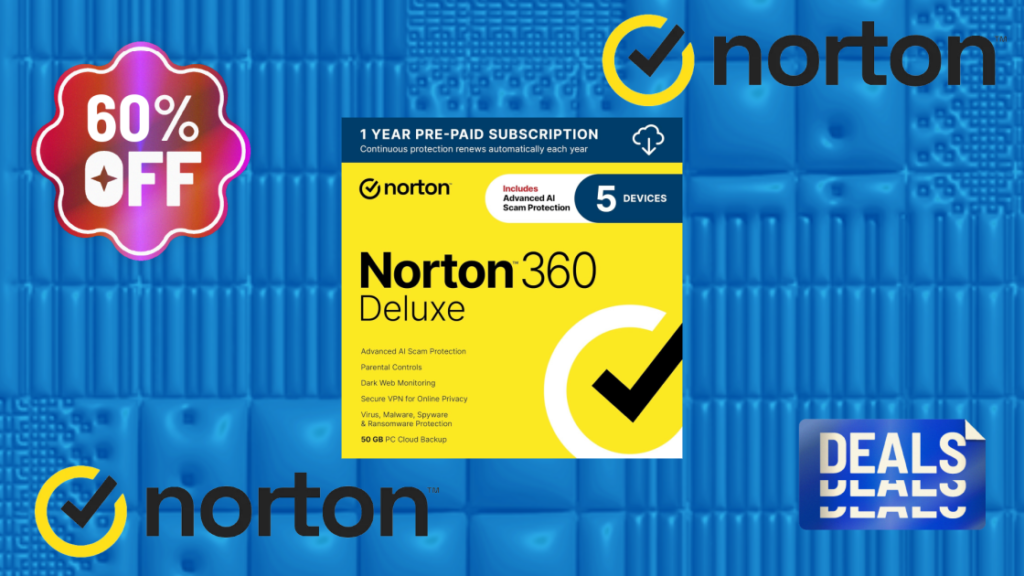 A Total Steal: Secure Your Devices for Less Than $5 Monthly With This Norton 360 Deluxe Deal