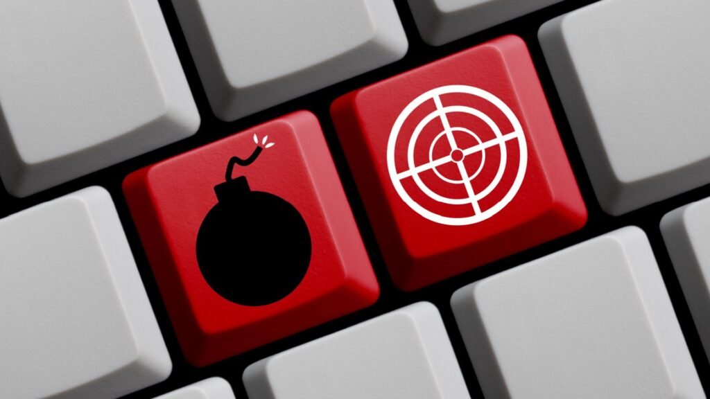 AI treated nuclear threats as a routine strategy in 95% of war games, according to new research A bomb and crosshair on a keyboard.