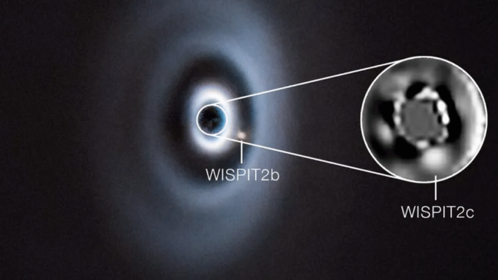 Astronomers Capture Two Giant Planets Forming Around Young Star WISPIT 2