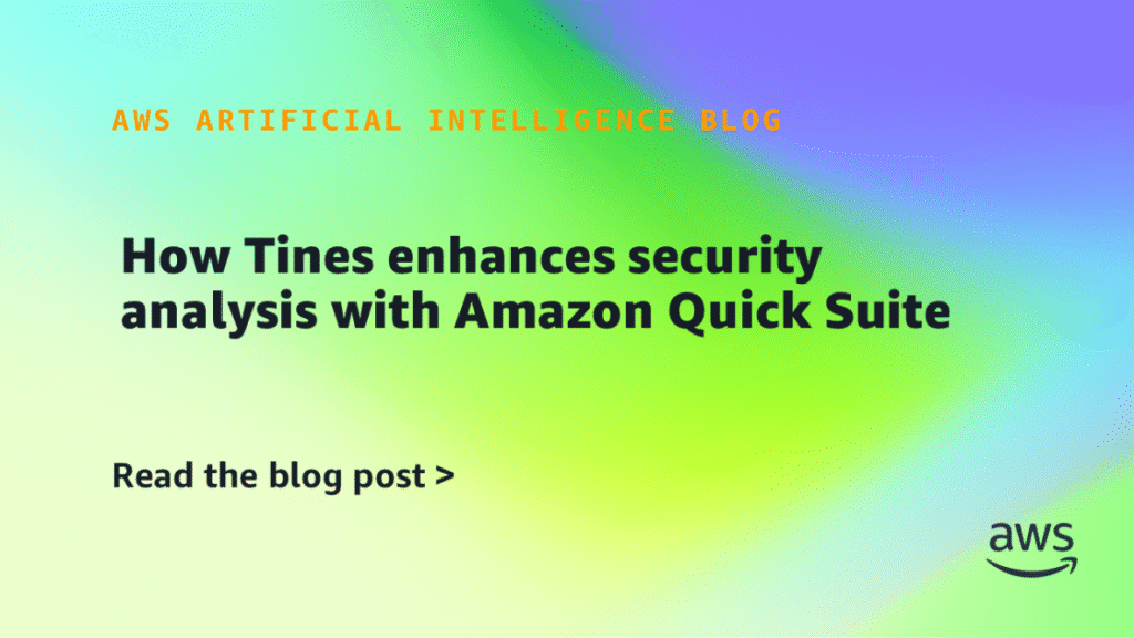 How Tines enhances security analysis with Amazon Quick Suite