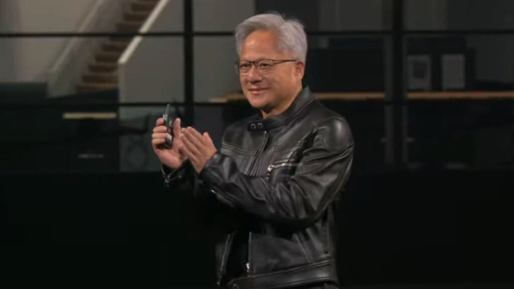 Nvidia CEO Jensen Huang at Computex 2025