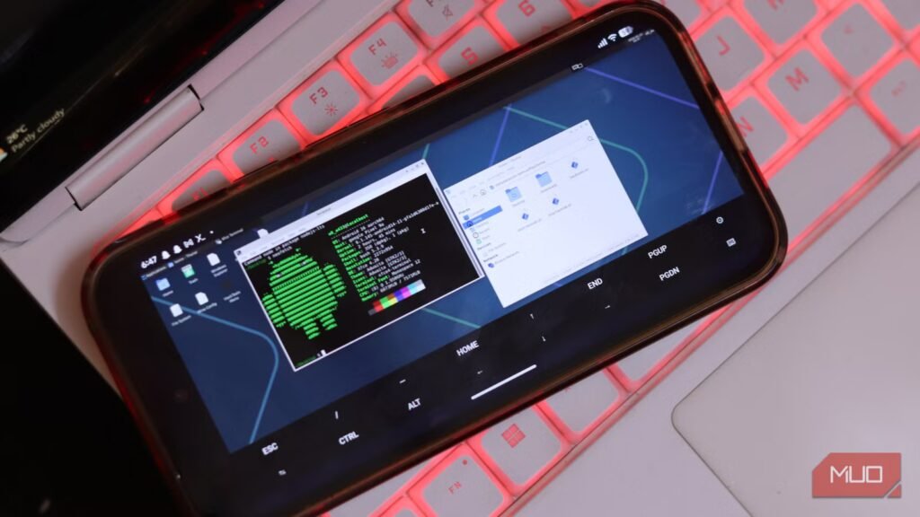 I installed a full Linux desktop on my Android phone and it's buttery smooth