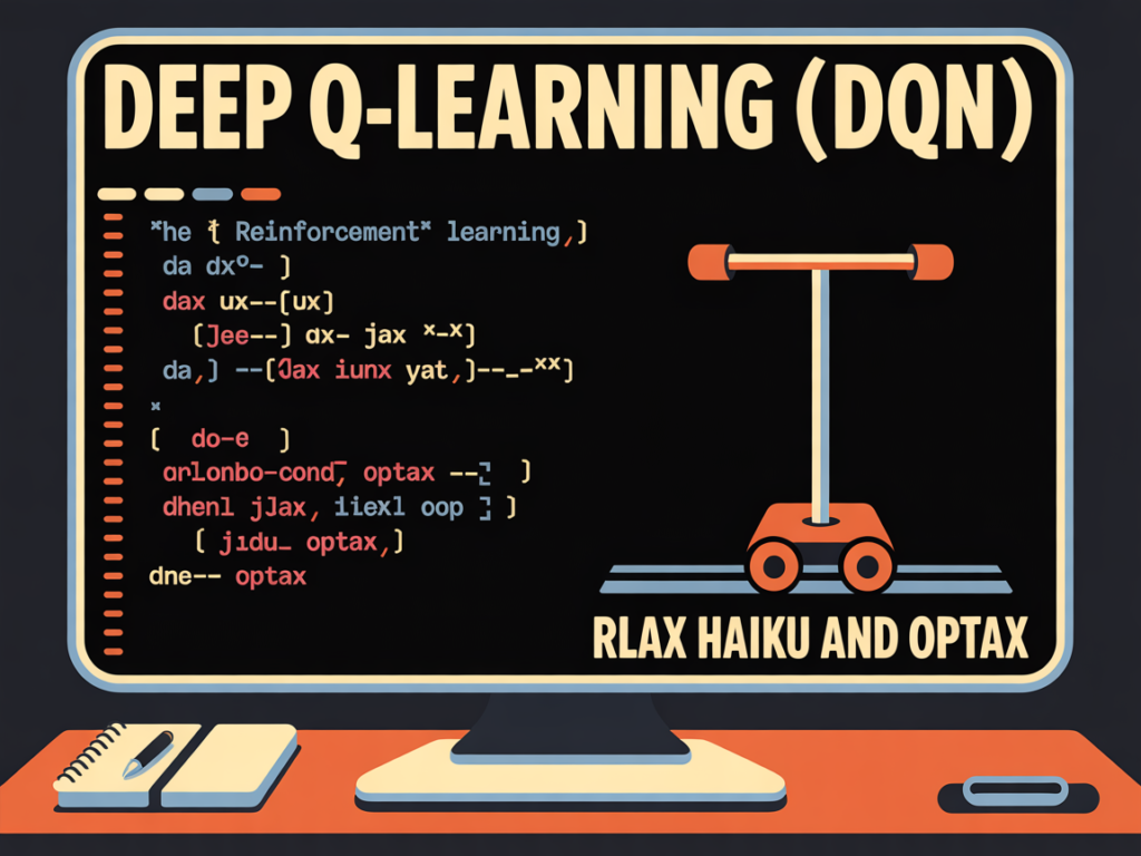 Implementing Deep Q-Studying (DQN) from Scratch Utilizing RLax JAX Haiku and Optax to Practice a CartPole Reinforcement Studying Agent Implementing Deep Q-Learning (DQN) from Scratch Using RLax JAX Haiku and Optax to Train a CartPole Reinforcement Learning Agent