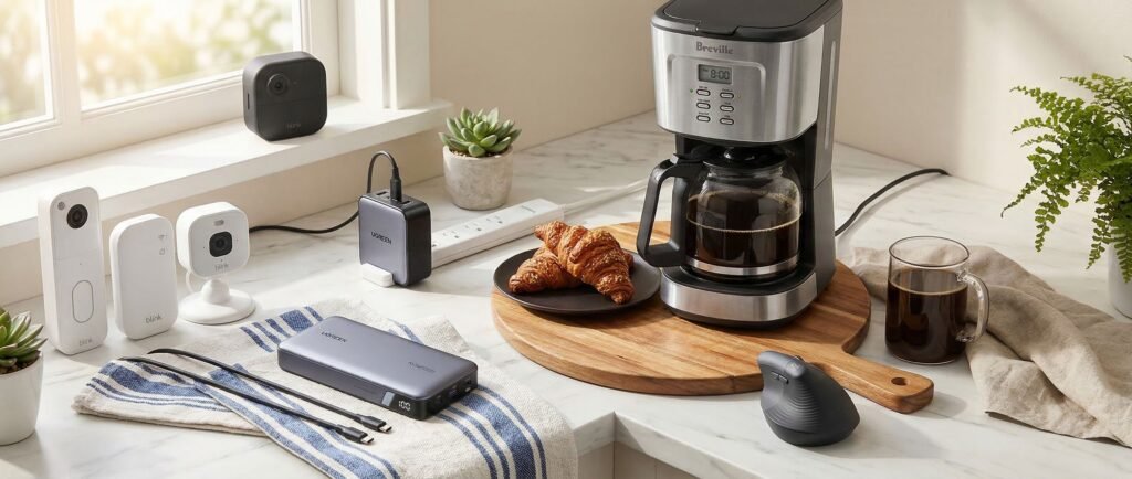 I’ve been digging via Amazon’s Massive Smile Sale — these are the 12 greatest offers underneath AU$100 Various products arranged on a kitchen countertop