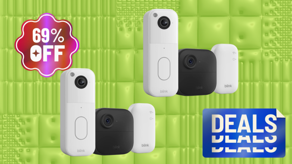 Lowest Price Alert: Secure This Blink Video Doorbell and Outdoor 4 Bundle Deal for Less Than $50