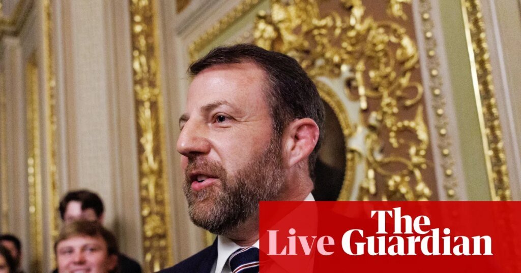 Markwayne Mullin sworn in as homeland safety secretary; Trump suggests he gained’t be pleased with any DHS funding deal – stay | US politics Markwayne Mullin sworn in as homeland security secretary; Trump suggests he won’t be happy with any DHS funding deal – live | US politics