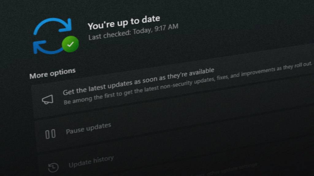 Microsoft tells Home windows Replace to relax after years of complaints Windows Update screenshot