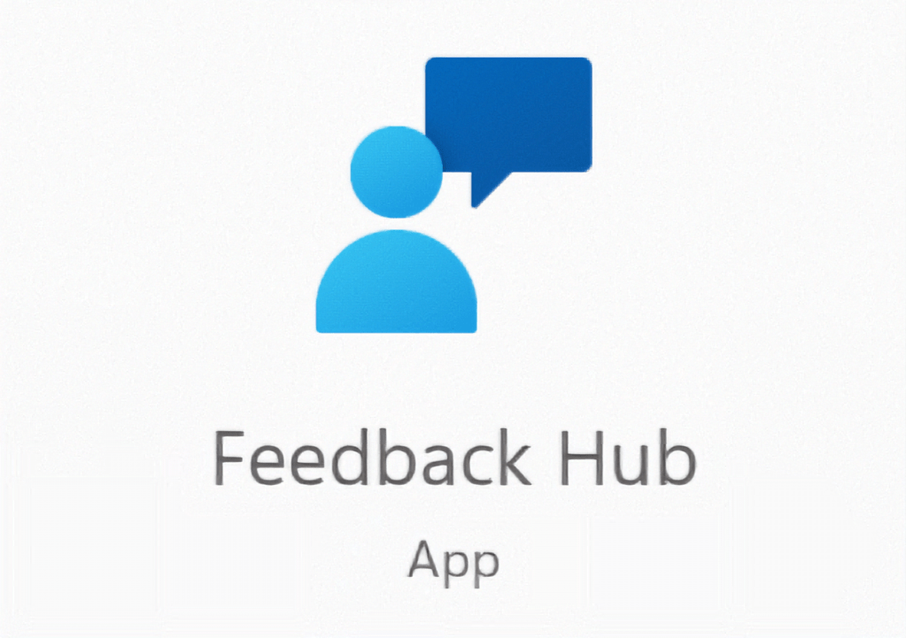 Microsoft needs to know what’s improper with Home windows. Inform them! Microsoft Windows 11 Feedback Hub icon