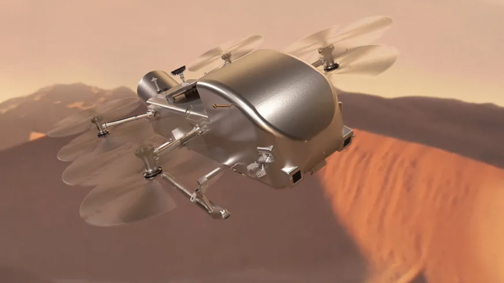 NASA Begins Building Dragonfly Drone; Nuclear-Powered ‘Octocopter’ Enters Testing Ahead of 2028 Launch