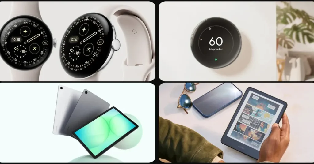 Pixel Watch 4, Nest 4th Gen Thermostat, Kindle Colorsoft, more