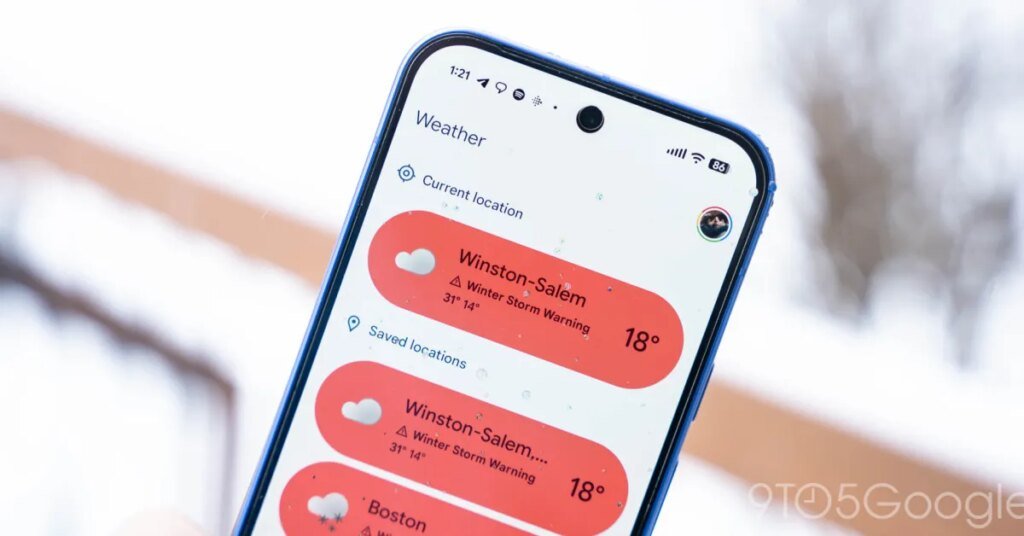 Pixel Weather tweaks widget, new icons come to Google Clock 8.6
