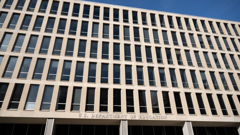 The Training Division will vacate its headquarter constructing : NPR The Education Department will vacate its headquarter building : NPR
