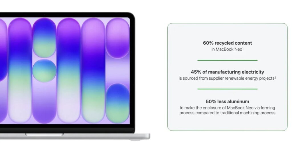The MacBook Neo is Apple’s greenest product ever The MacBook Neo is Apple's greenest product ever