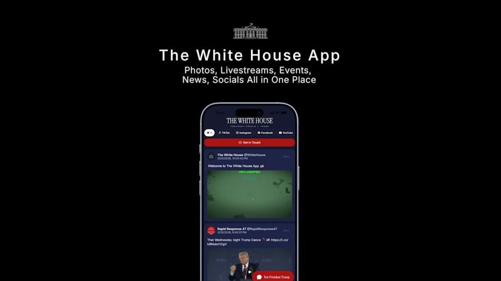 The White House app is just as weird and unnecessary as you'd expect