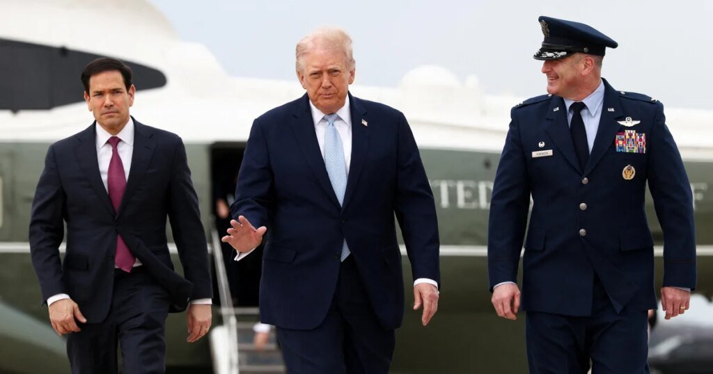 Trump weighs choices for Iran’s nuclear stockpiles as extra Marines and warships head to Center East Trump weighs options for Iran's nuclear stockpiles as more Marines and warships head to Middle East