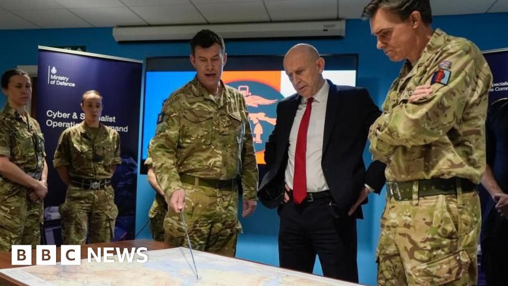 UK troops at Iraq base shot down Iranian drones, Healey says UK troops at Iraq base shot down Iranian drones, Healey says