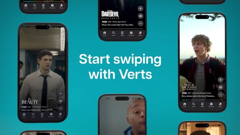 Disney Plus launches 'Verts,' a series of short-form content videos covering the movies and shows the platform provides.