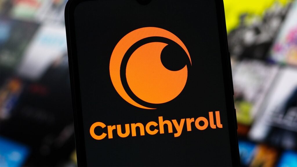 Crunchyroll app in the App Store on a smartphone screen