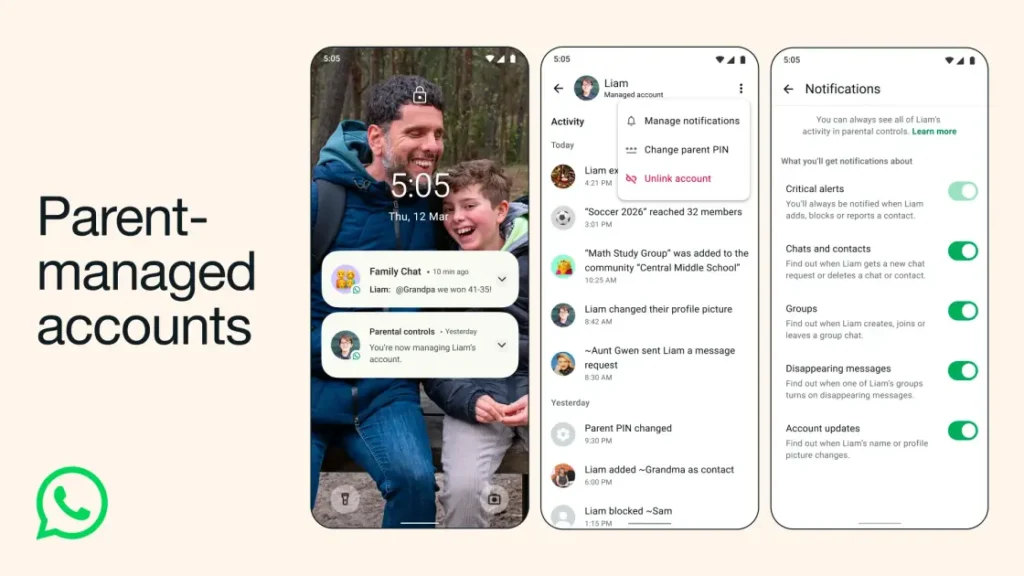 WhatsApp Launches Pre-Teen Accounts With Parental Controls, Built-In Limits WhatsApp Launches Pre-Teen Accounts With Parental Controls, Built-In Limits
