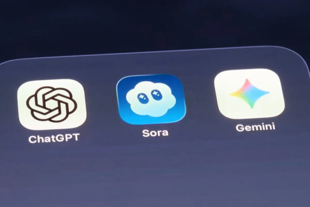 Why OpenAI actually shut down Sora Sora, ChatGPT and Gemini app icons on screen.