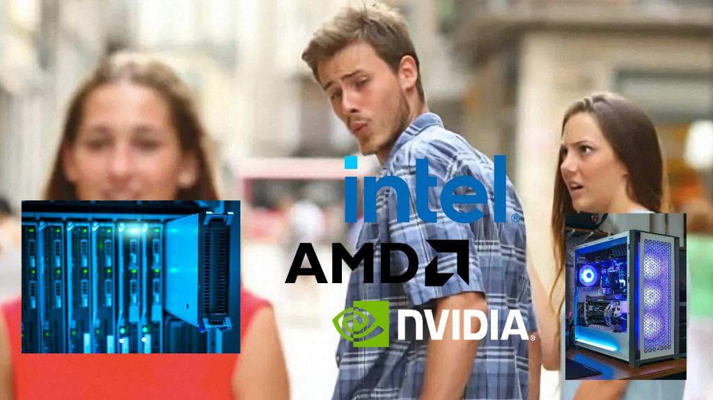 Workstation GPUs: PC gaming’s new enemy Distracted boyfriend meme PC