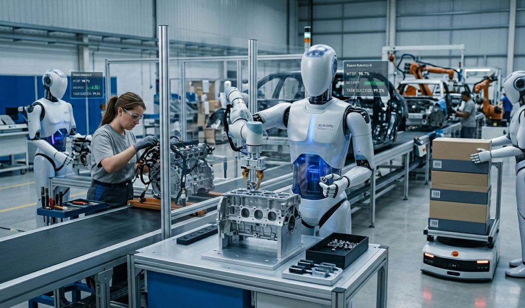 Xiaomi Integrates Humanoid Robots Into Manufacturing Lines