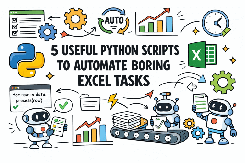 5 Helpful Python Scripts to Automate Boring Excel Duties 5 Useful Python Scripts to Automate Boring Excel Tasks