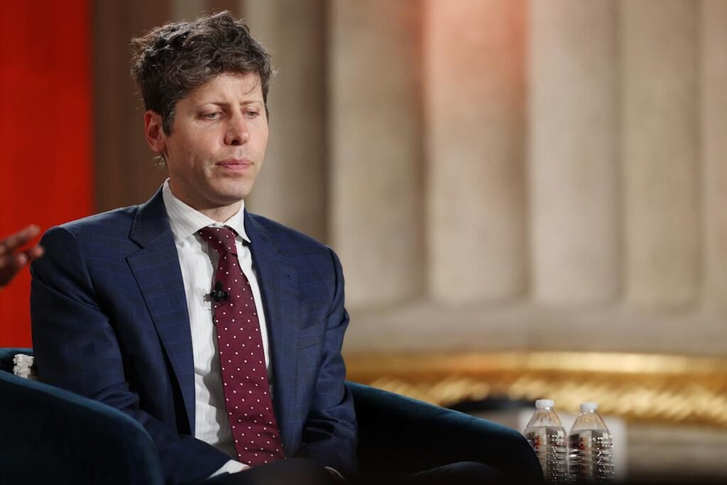 A man allegedly threw a Molotov cocktail at Sam Altman's house