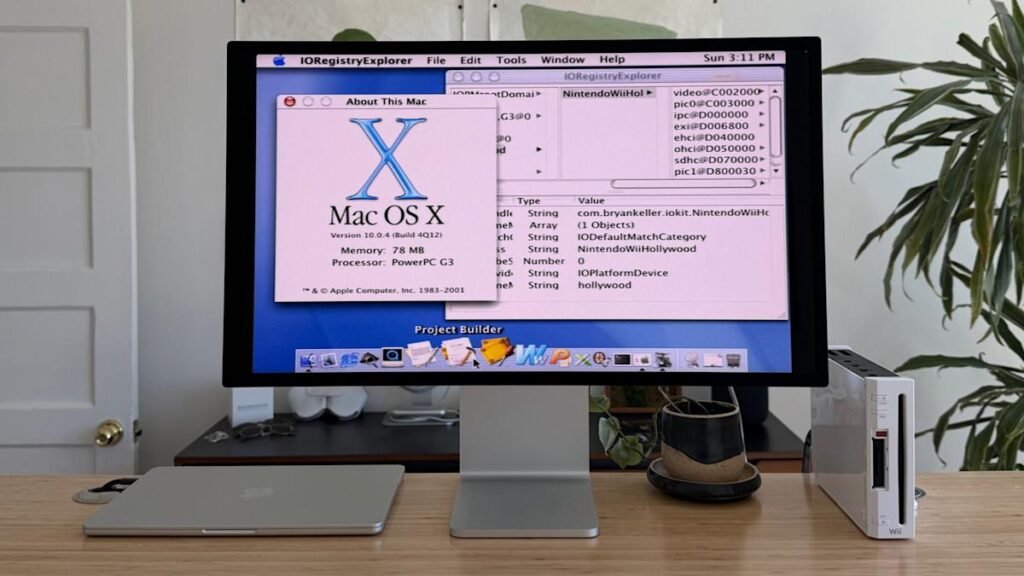 A maverick hacker got Mac OS X running on a Wii