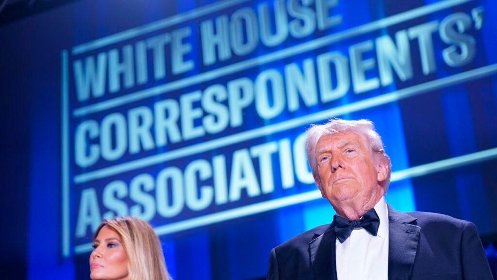A suspect is in custody after Trump is rushed from correspondents' dinner : NPR