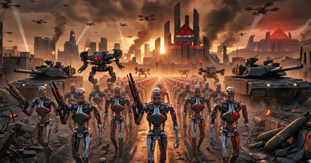 AI is entering the Skynet debate moment in the social media hype circles