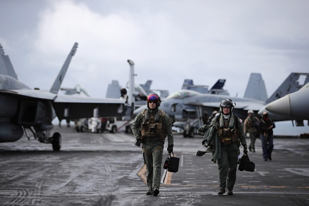 Aircraft carrier USS George H.W. Bush arrives in waters near Iran