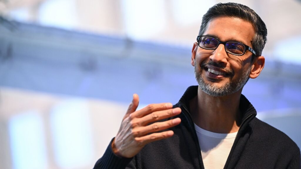 Alphabet CEO Sundar Pichai says ‘AI shift’ makes this a good time to spend money on new start-ups Alphabet CEO Sundar Pichai says 'AI shift' makes this a great time to invest in new start-ups