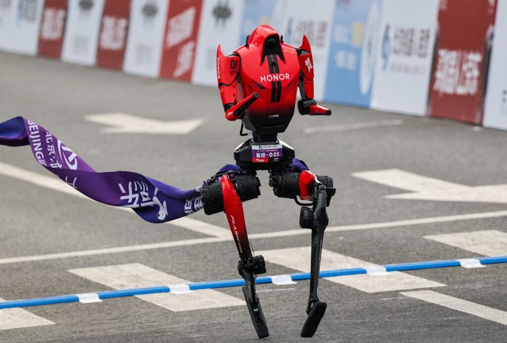 Beijing's robot half-marathon is back for its second year with far less embarassing results