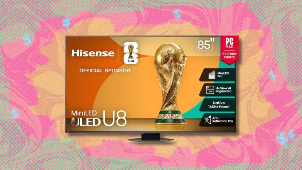 Best Hisense deal: Save $798.03 on the Hisense 85-inch Class U8 Mini-LED ULED 4K TV at Amazon