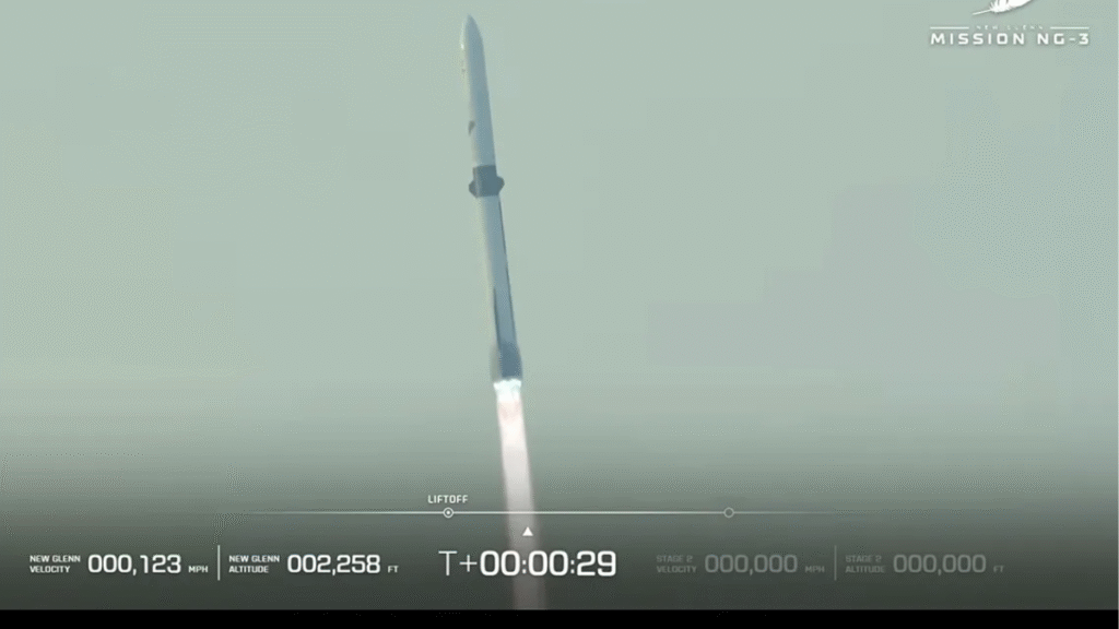 Blue Origin Reuses New Glenn Booster for First Time in Historic Launch