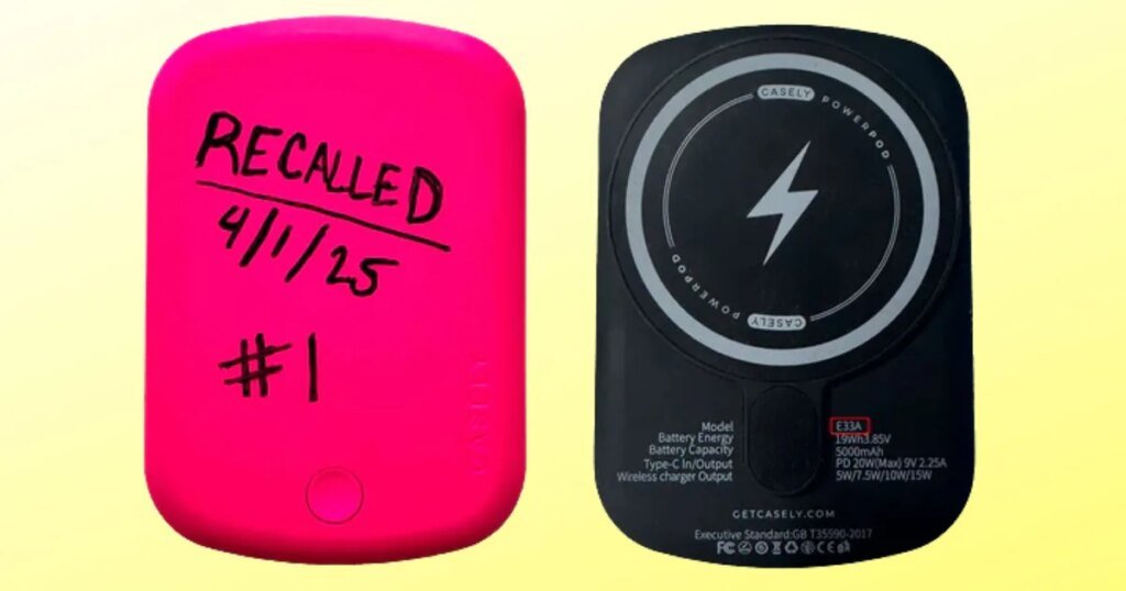 Casely is recalling nearly half a million power banks over a fire hazard. Here's how to check if you're affected