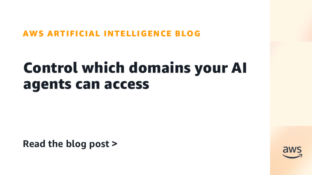 Control which domains your AI agents can access