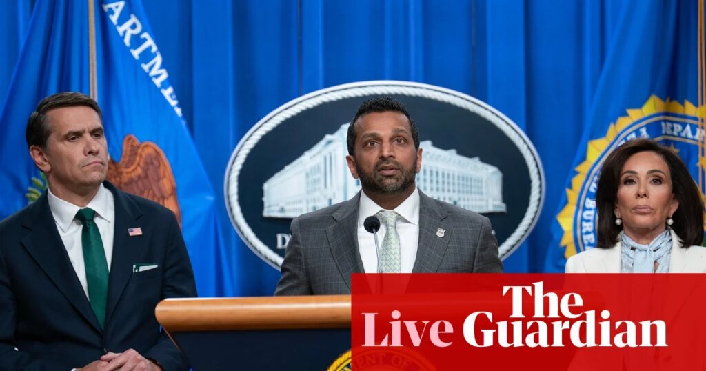 Criminal complaint against White House press dinner shooting suspect quotes his anger at ‘a pedophile, rapist and traitor’ – US politics live | Trump administration