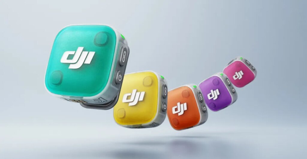 DJI’s new Mic Mini 2 adds colorful covers to help them blend in