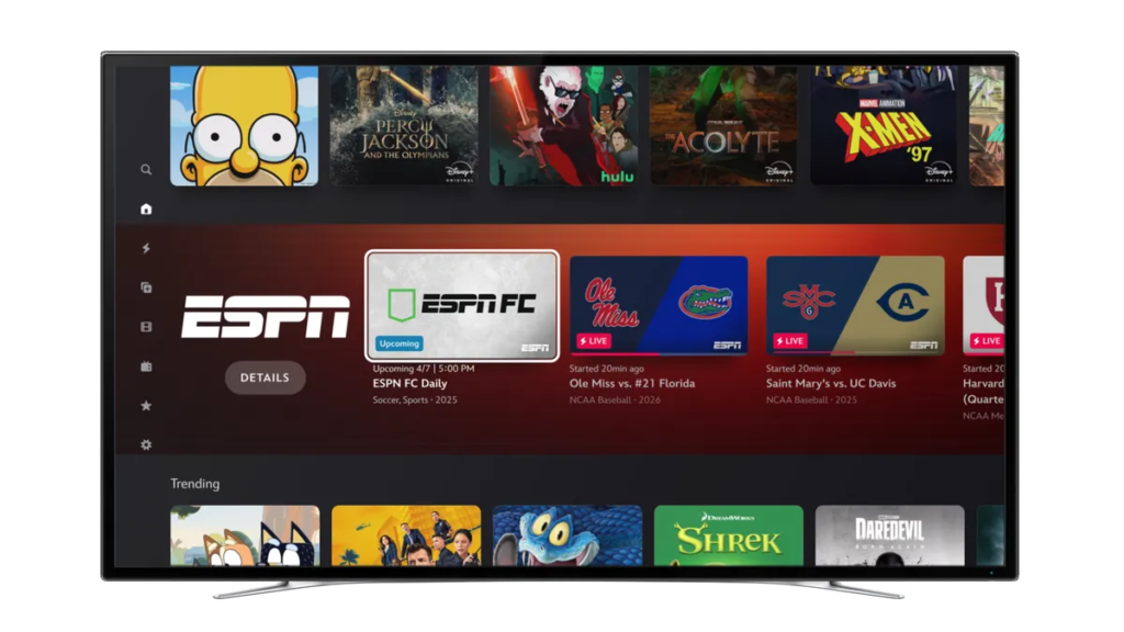 ESPN on Disney Plus Is Increasing to Extra International locations An ESPN row on Disney Plus on a TV